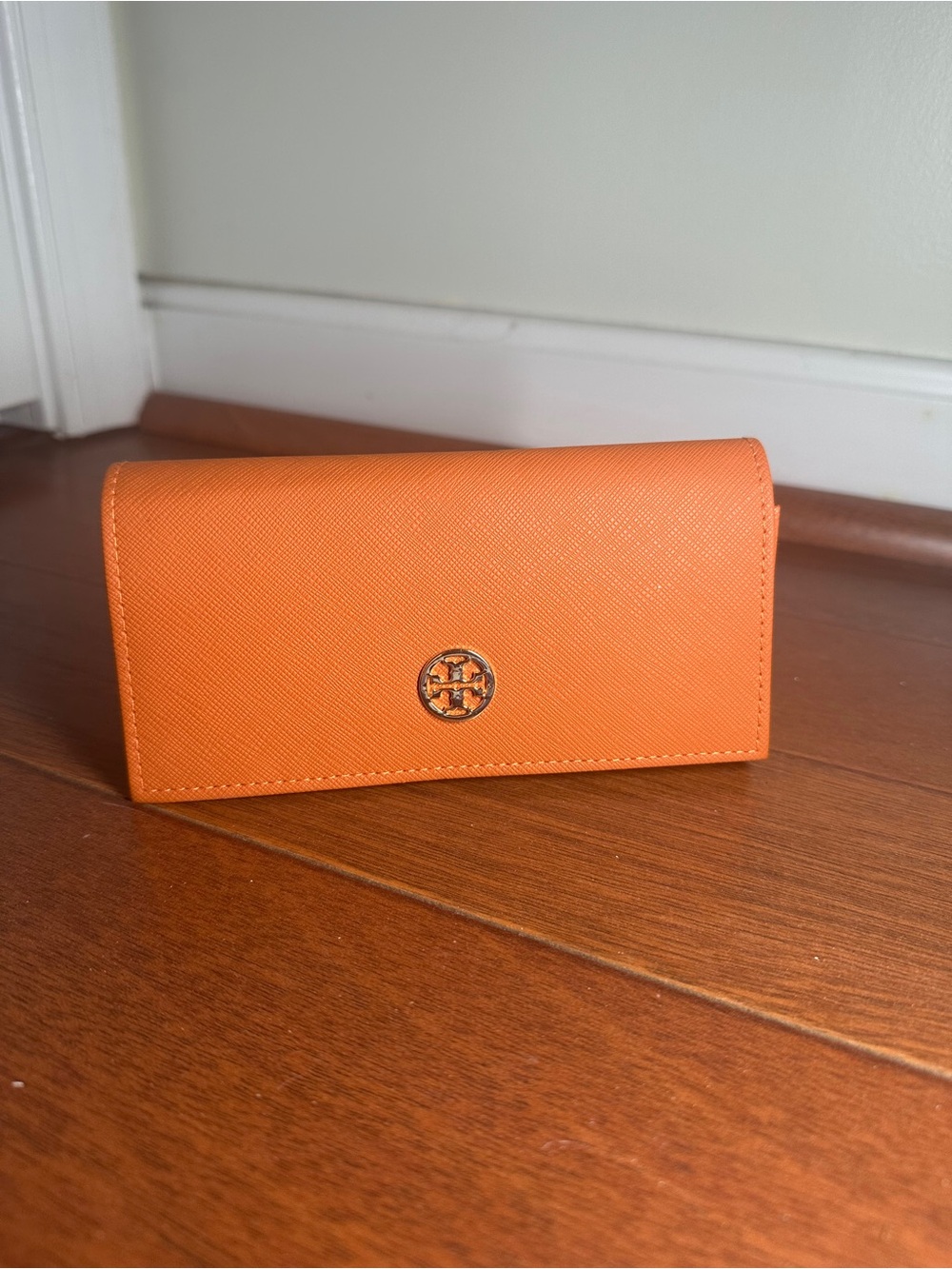 Tory Burch Orange Glasses Case